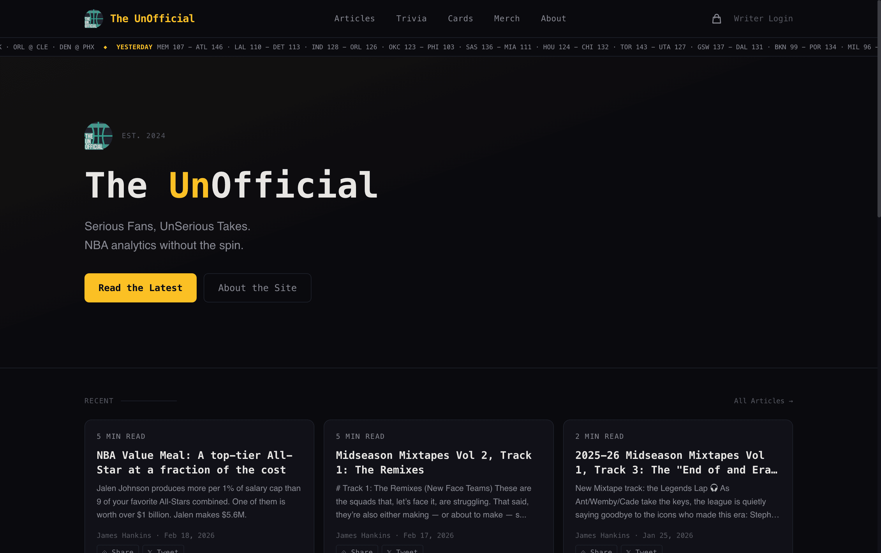 The UnOfficial screenshot